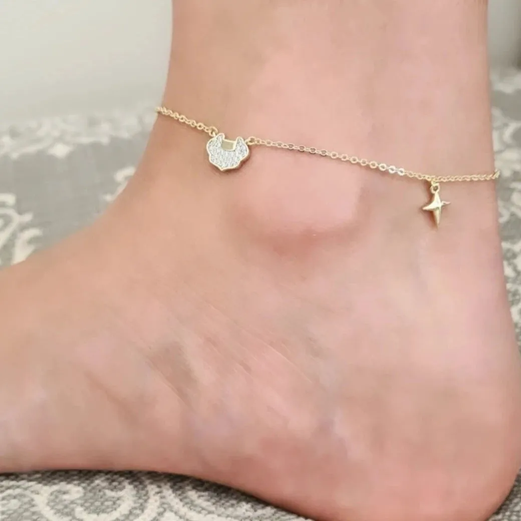 14k Gold Filled Anklet