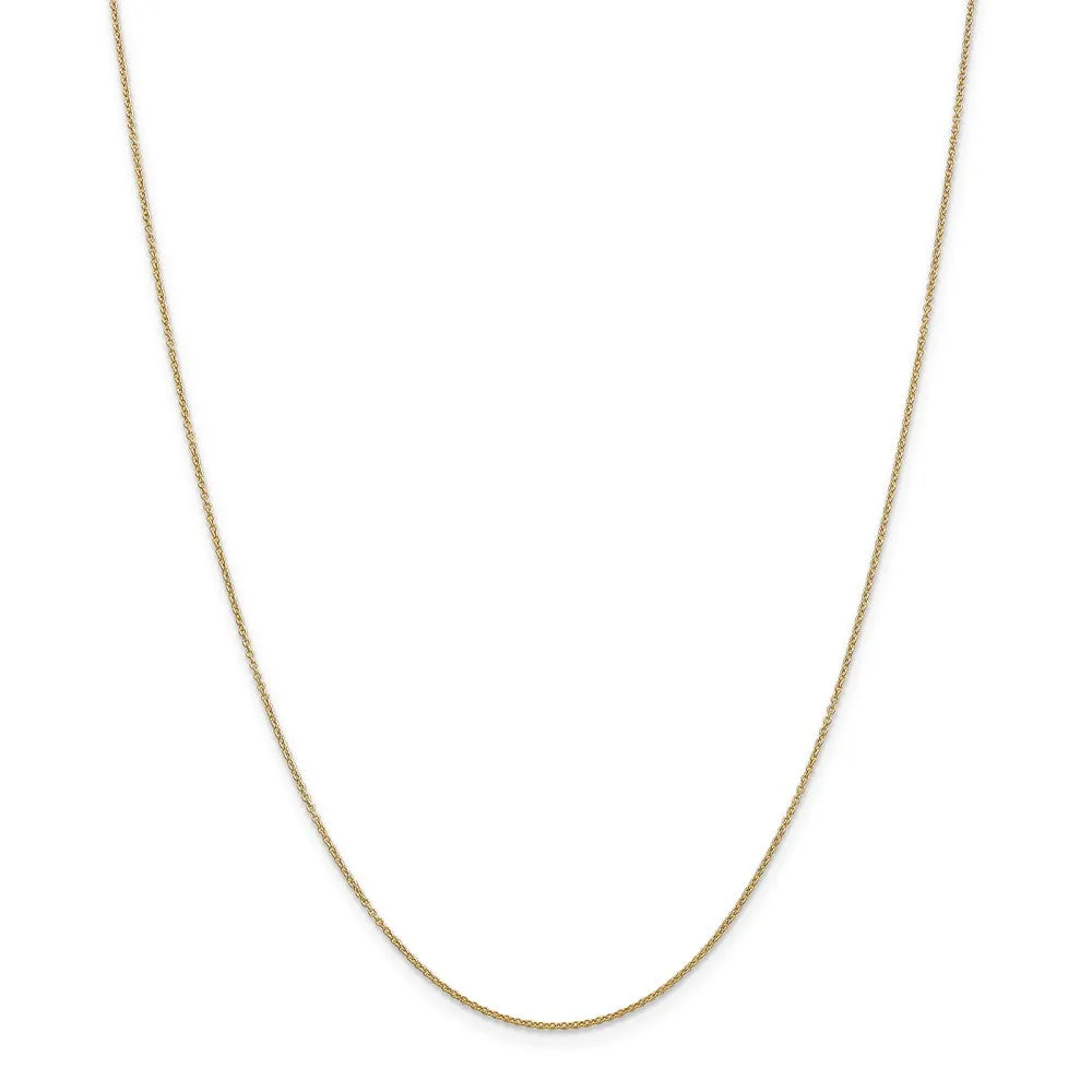 14k Yellow Gold Polished Conch Shell Necklace