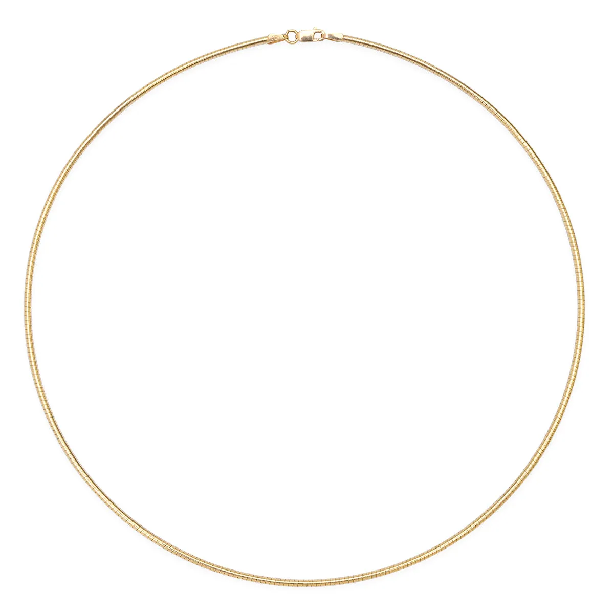 14K YG Omega Rope Chain