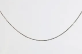 18.5 14k White Gold Snake Chain Necklace (4.31g.)