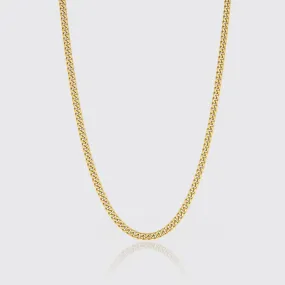 6mm Cuban Chain - Gold