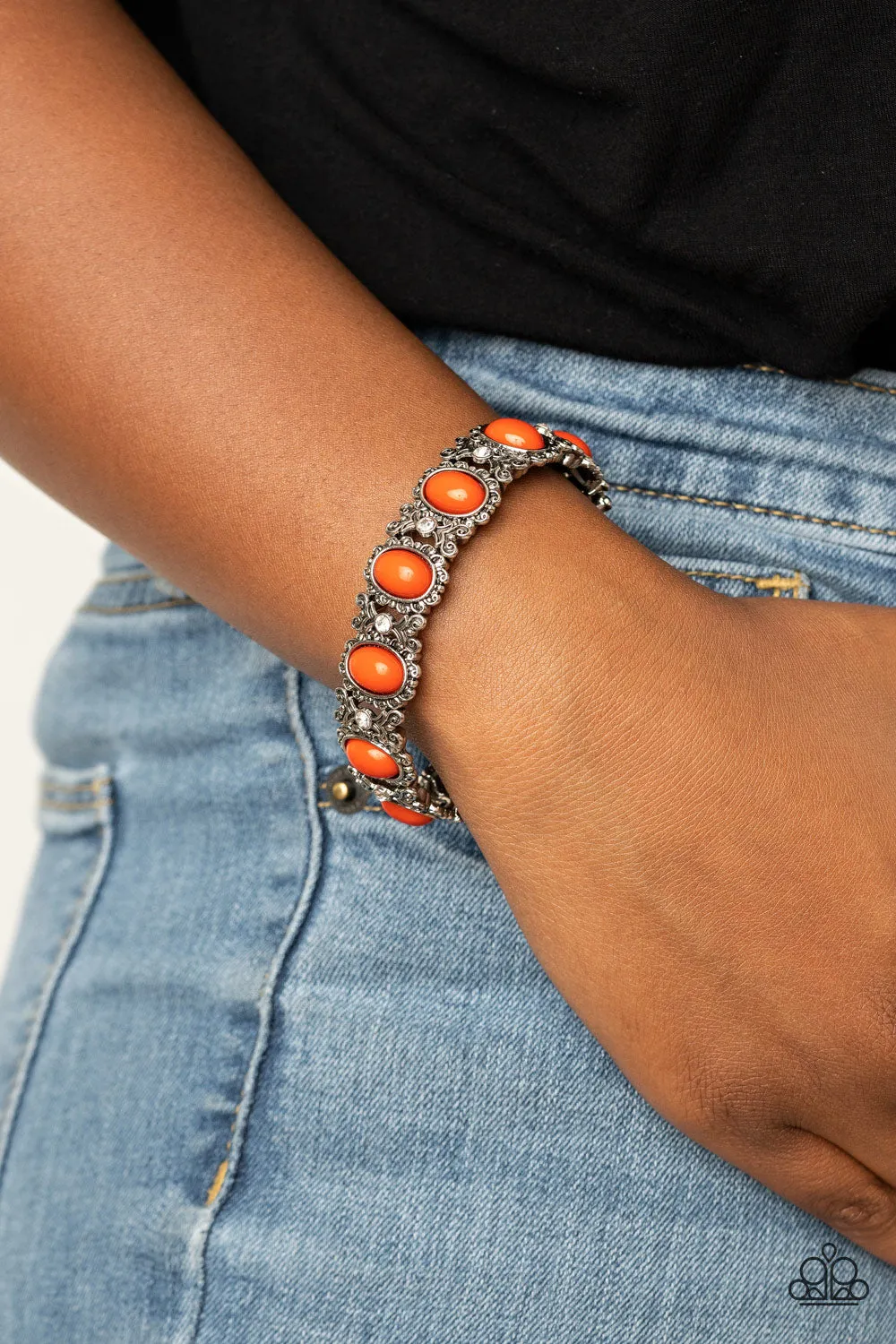 A Piece of Cake Orange-Bracelet