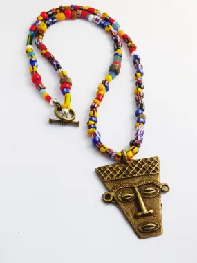 African Necklace Ghana Kenya Beads Ethnic Jewelry Gift Ideas Christmas