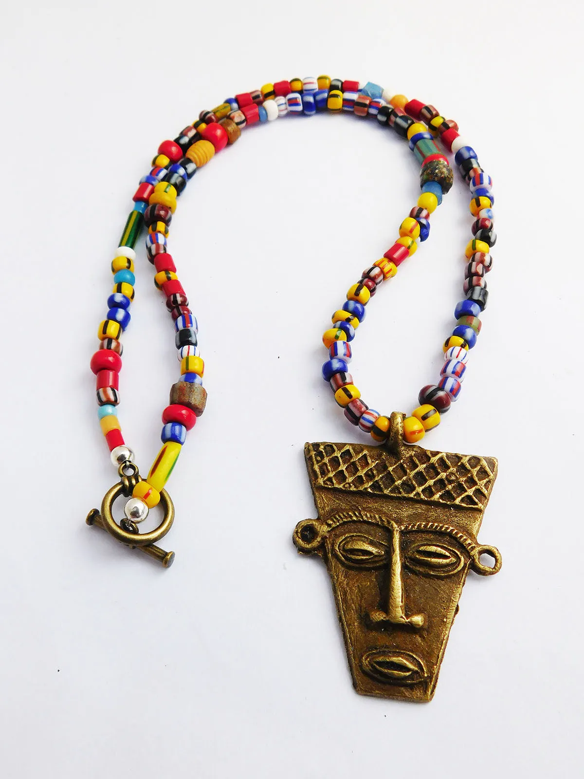 African Necklace Ghana Kenya Beads Ethnic Jewelry Gift Ideas Christmas