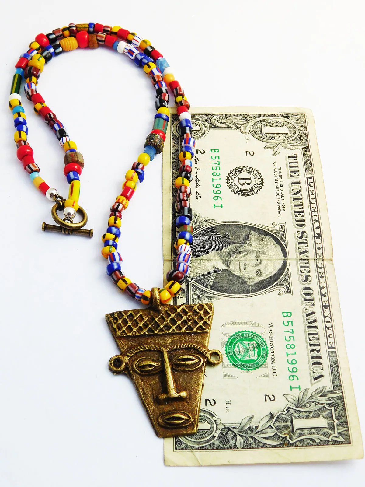 African Necklace Ghana Kenya Beads Ethnic Jewelry Gift Ideas Christmas