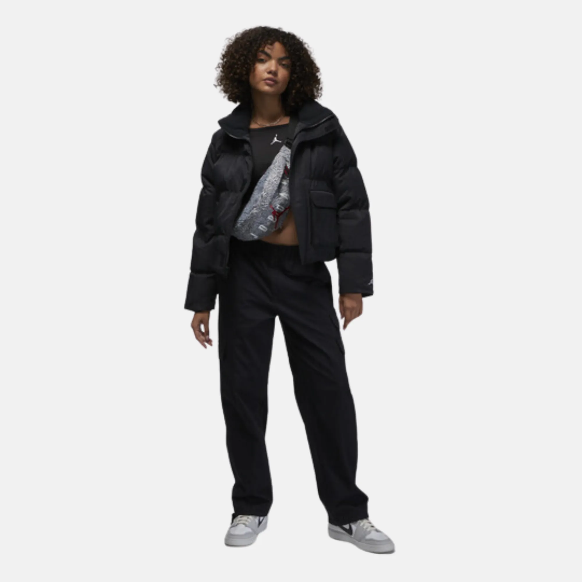 Air Jordan Flight Women's Black Puffer Jacket