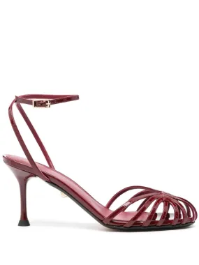 Alevì 75mm Ally sandals - Red