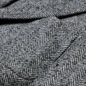 AMI Herringbone Moon Wool BlazerGrey