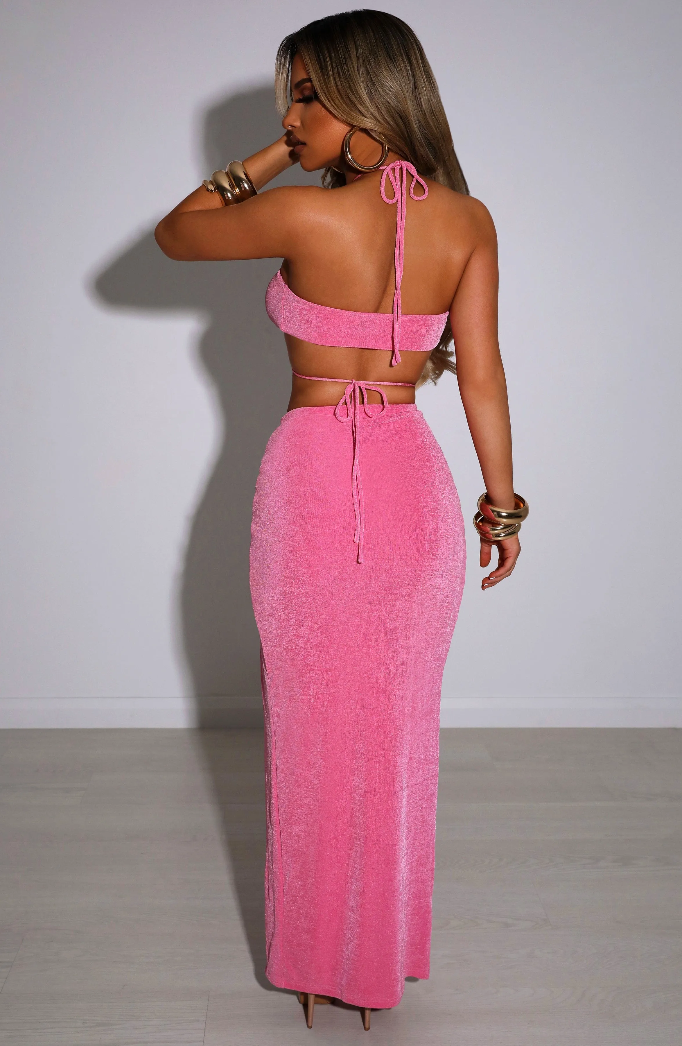 Ariela Maxi Skirt - Bubblegum