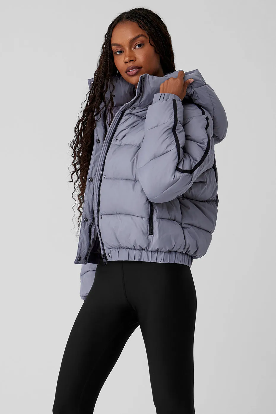 Aspen Love Puffer Jacket - Fog