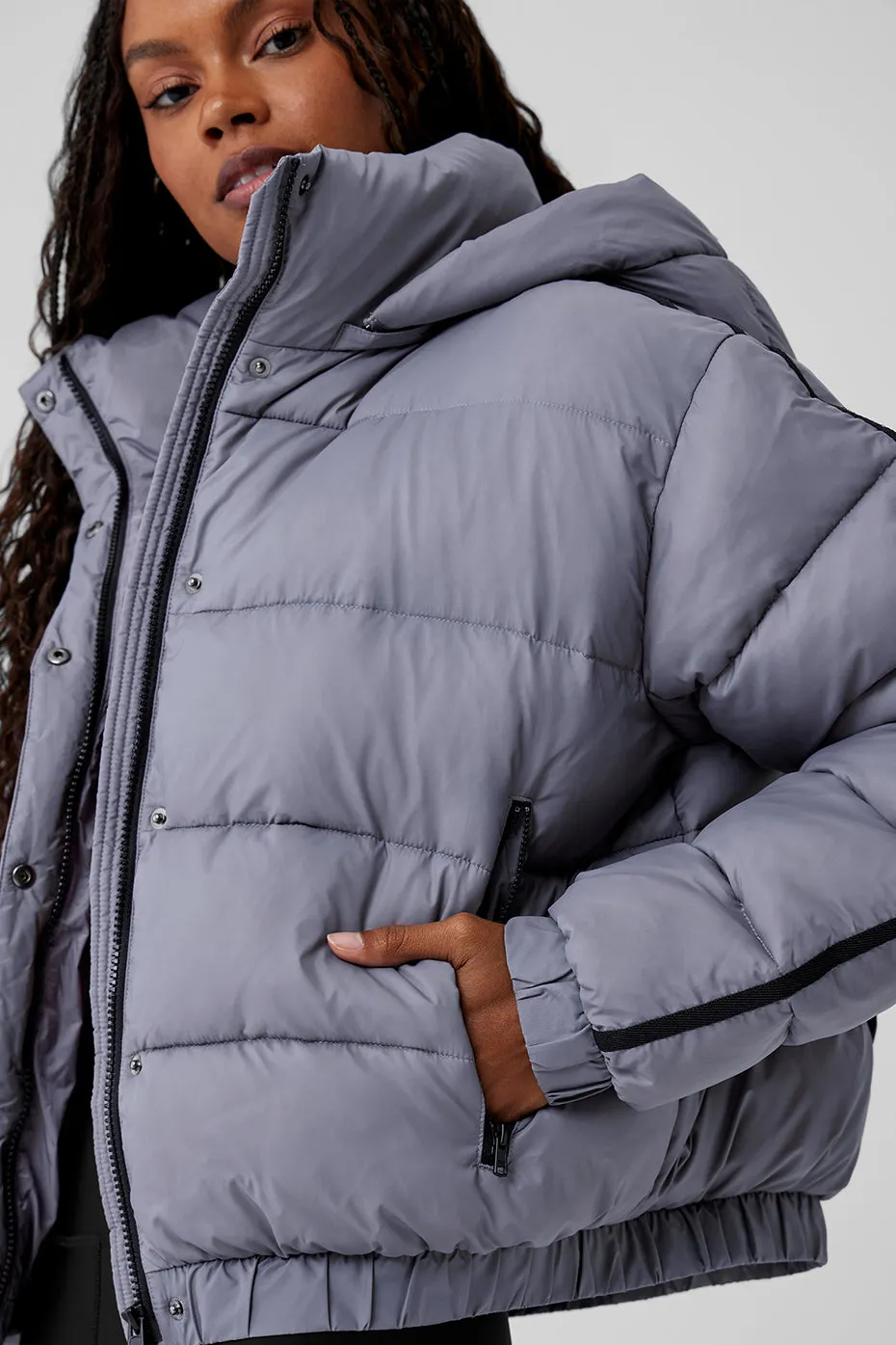 Aspen Love Puffer Jacket - Fog