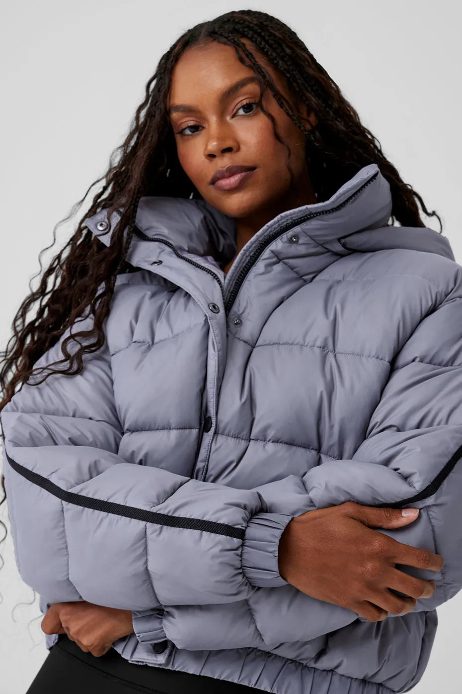 Aspen Love Puffer Jacket - Fog