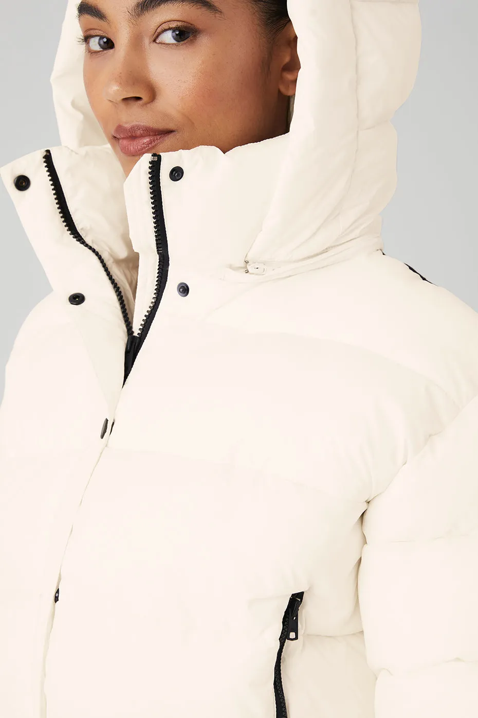 Aspen Love Puffer Jacket - Ivory