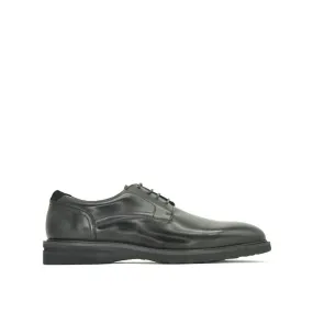 Azrael Lace Up Pt Men's Shoes - Black Leather