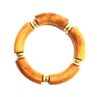 Bamboo Style Stretch Bracelet