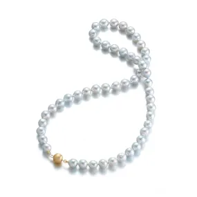 Baroque Blue Akoya Pearl Necklace