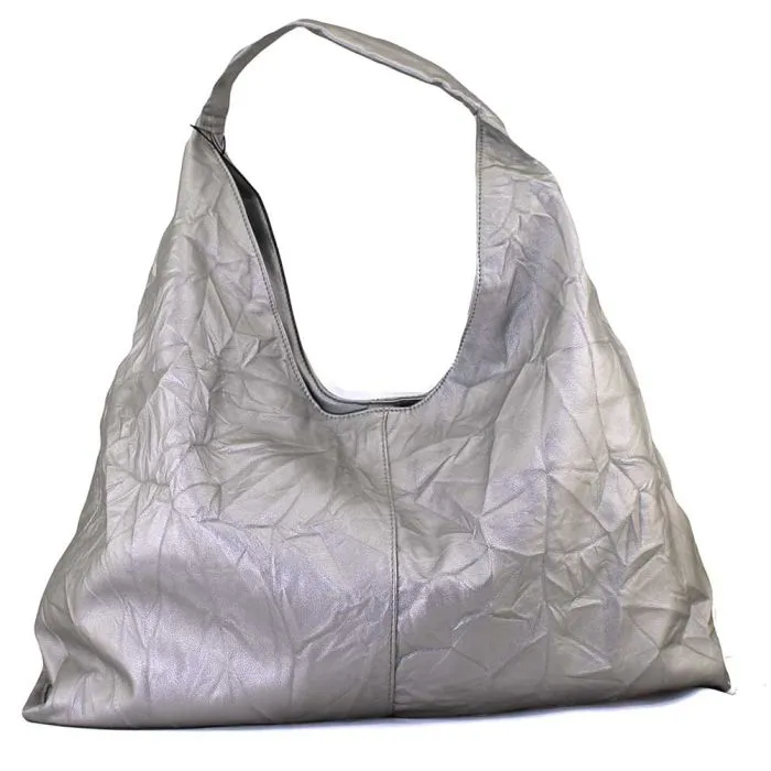 BC Handbags Crinkle Hobo