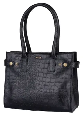 Belfast Crocodile Embossed Leather Tote Bags for women