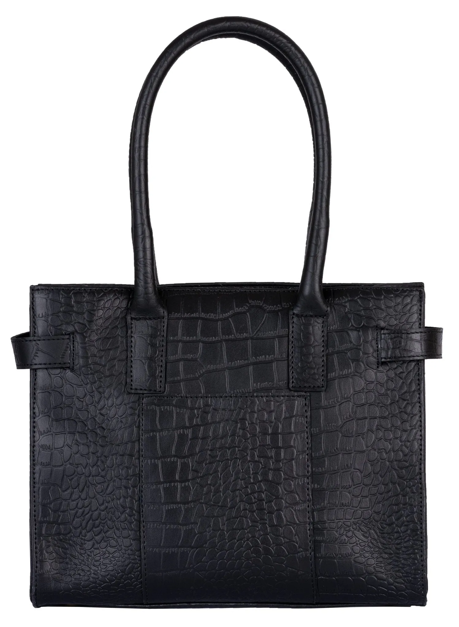 Belfast Crocodile Embossed Leather Tote Bags for women