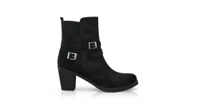 Block Heel Ankle Boots 10129