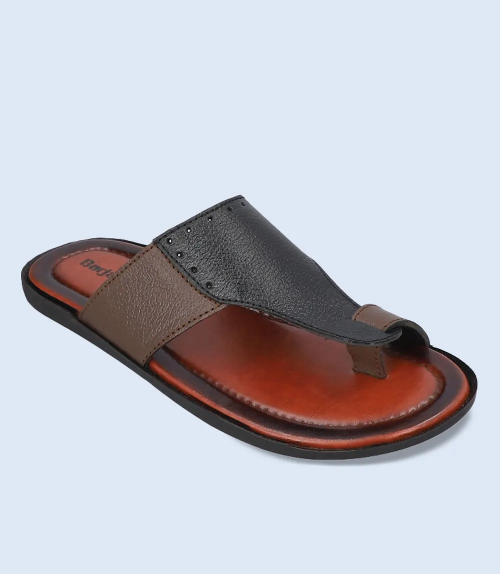 BM5548-BROWN-Men Chappals