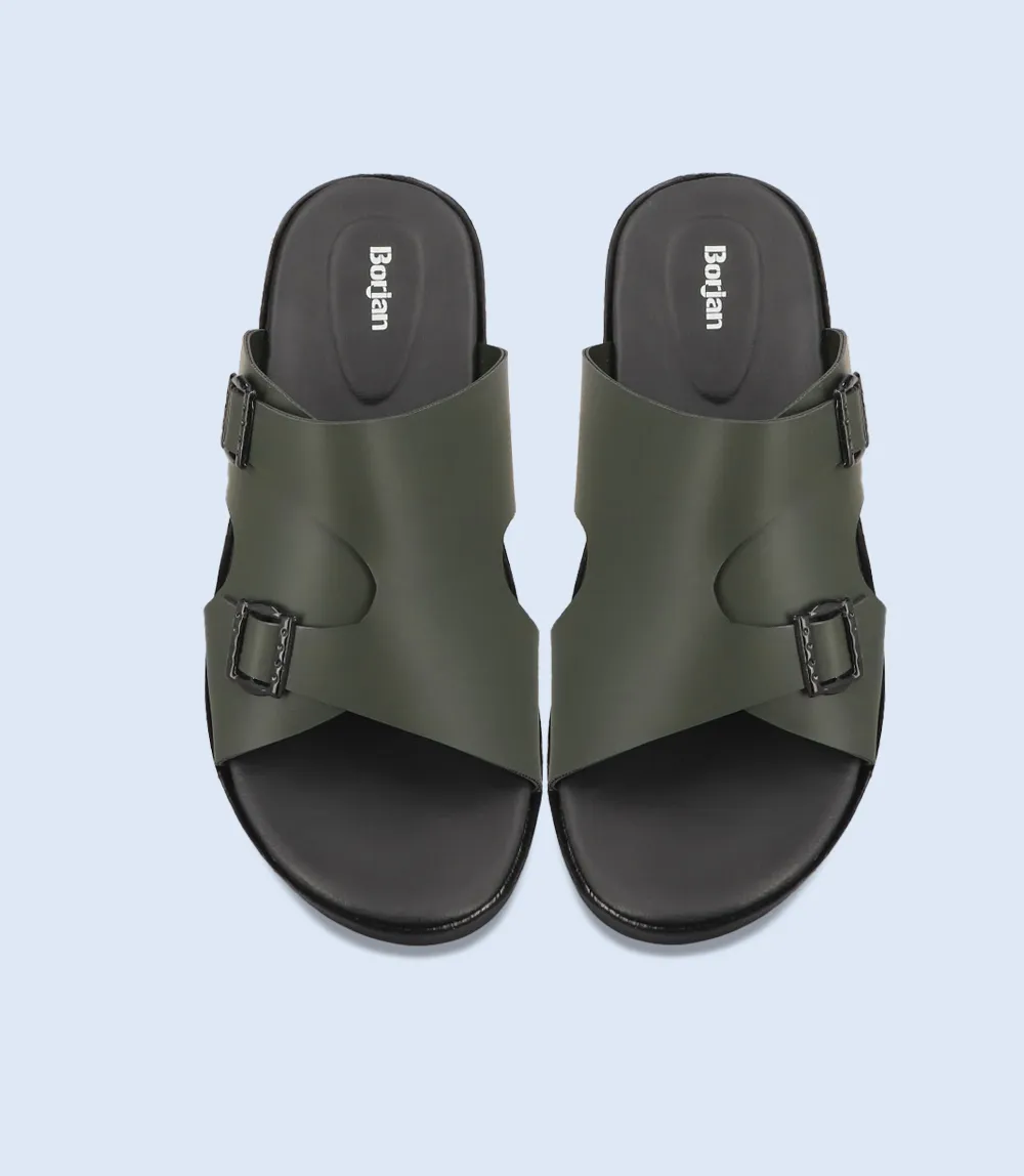 BM5620-GREEN-Men Slippers