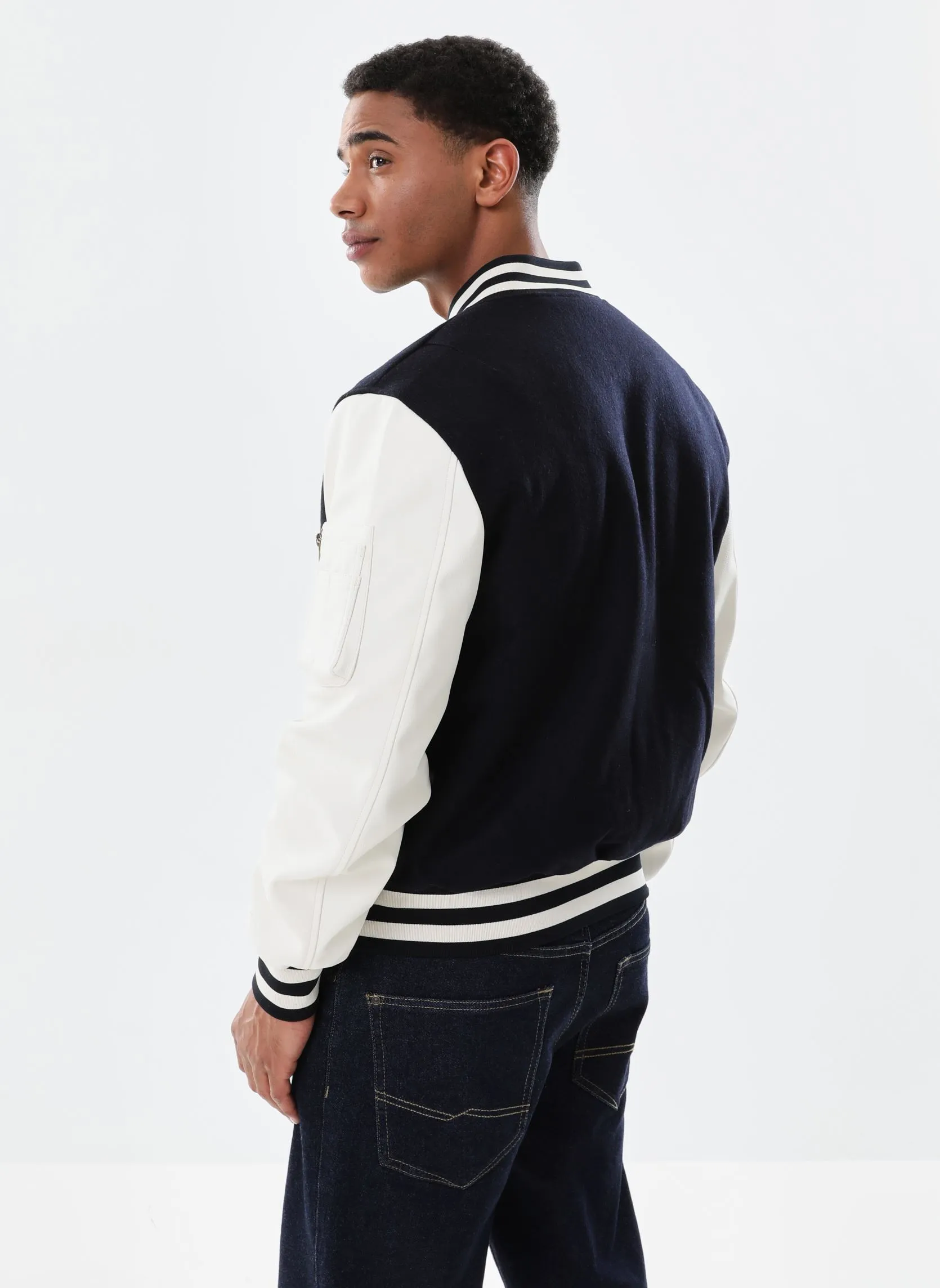 Bombers OriginalLetterman Men - Azzurro