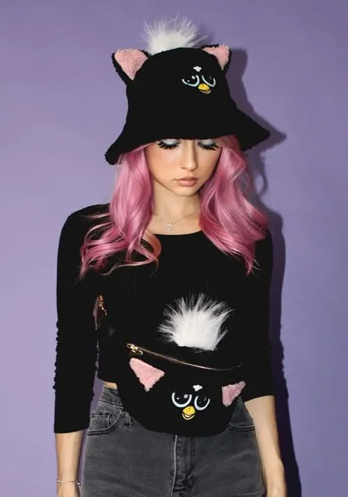 Cakeworthy Black Furby Fanny Pack | Cakeworthy Bags & Backpacks