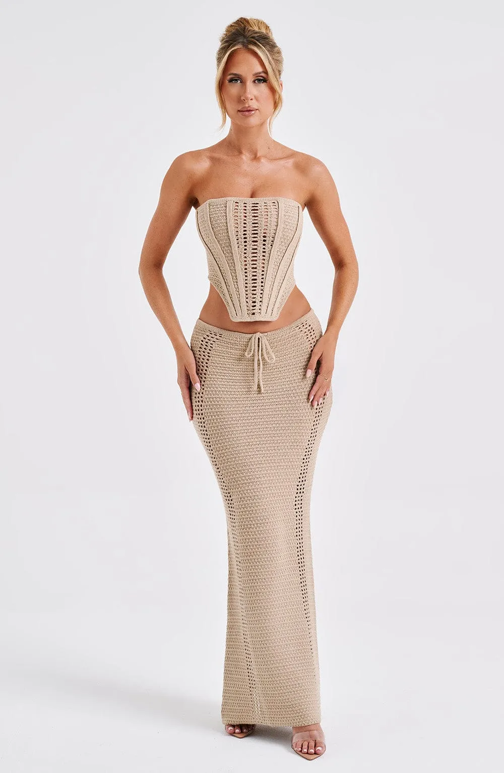 Chayenne Maxi Skirt - Beige