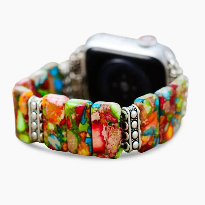 Chic Flower Stretch Apple Watch Strap