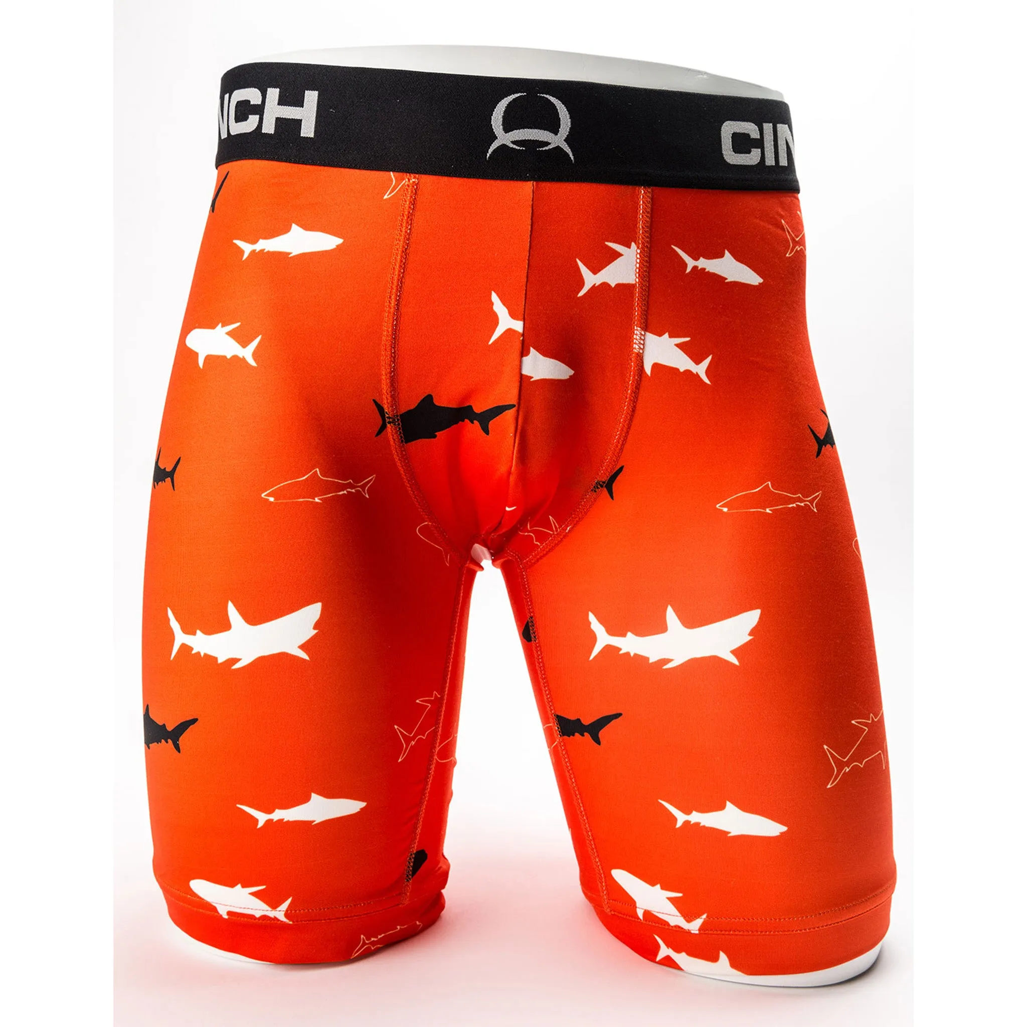 Cinch Orange Shark Boxers