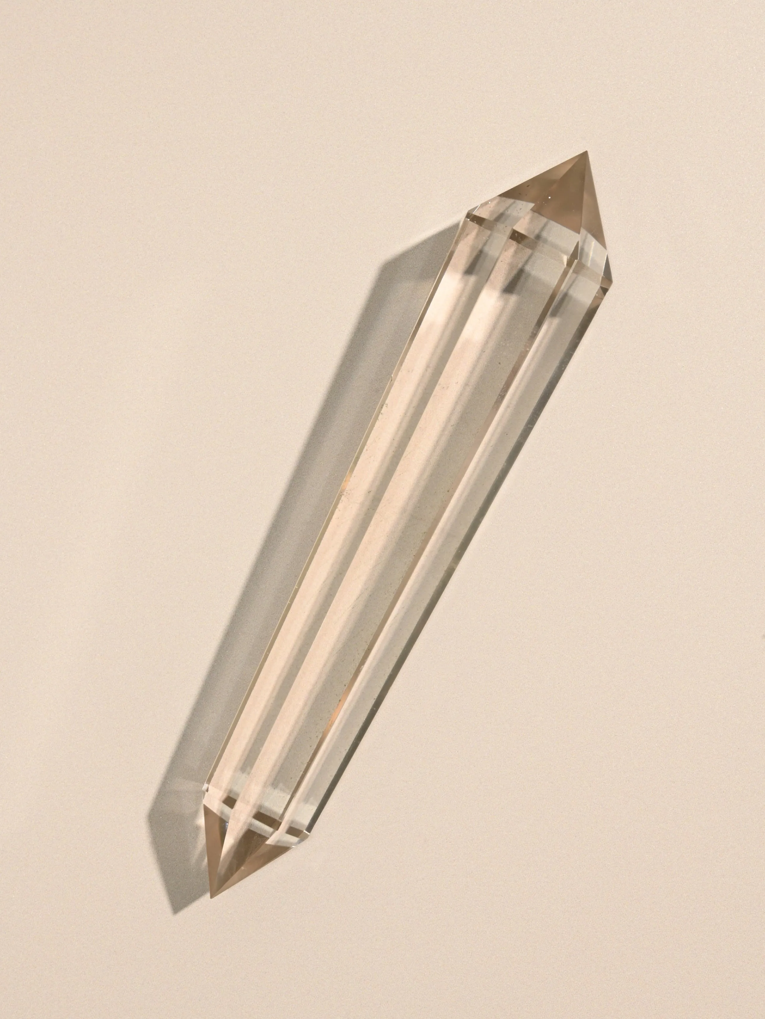 Clear Quartz Crystal Wand Generator - 8 Facets