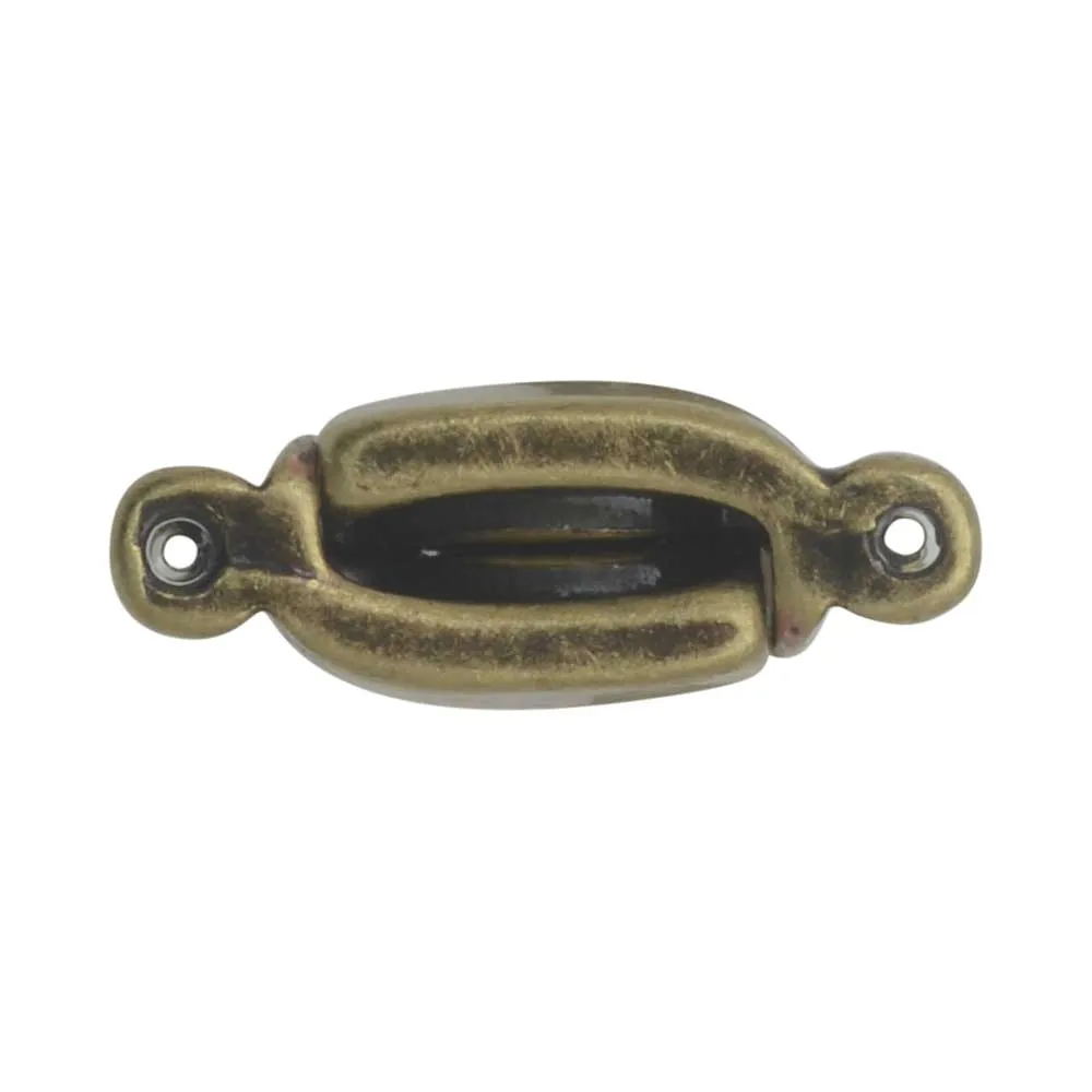 Cymbal Magnetic Clasps for 11/0 Delica & Round Beads, Axos II, Square 13x9.5mm, Ant. Brass Plated (1 Set)