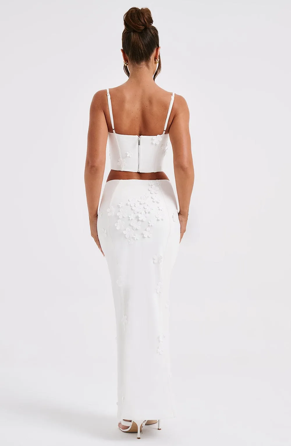 Dalary Maxi Skirt - White