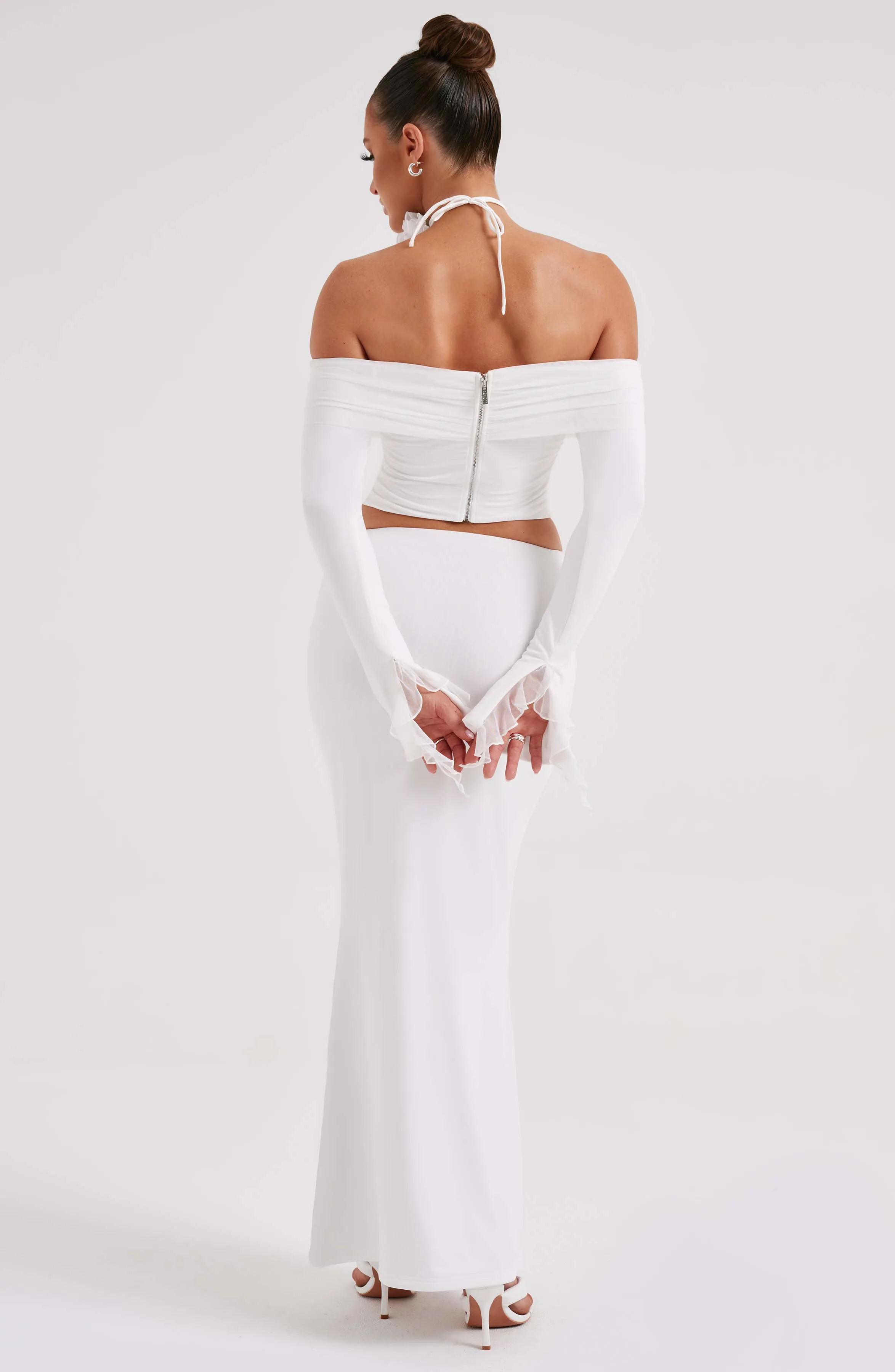 Deema Maxi Skirt - Ivory