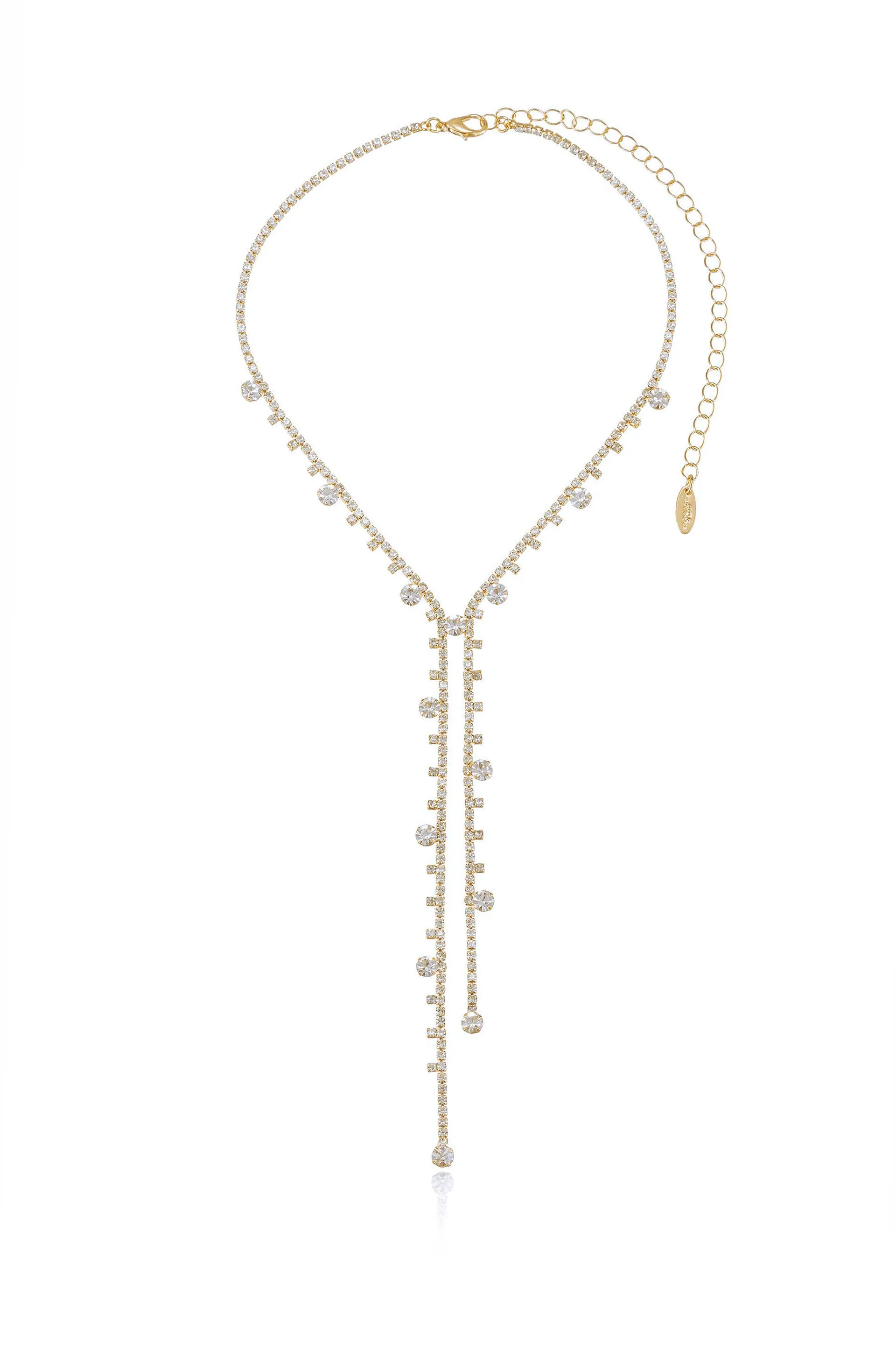 Delicate Crystal Lariat