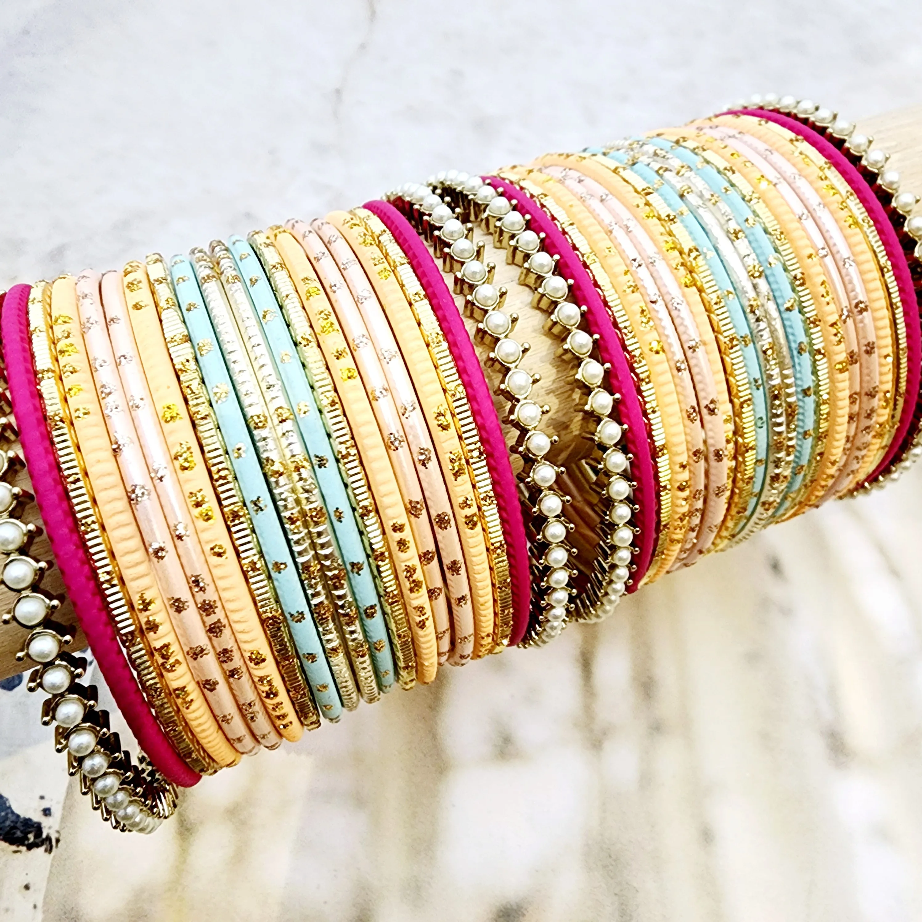 Dimple Bangle Set