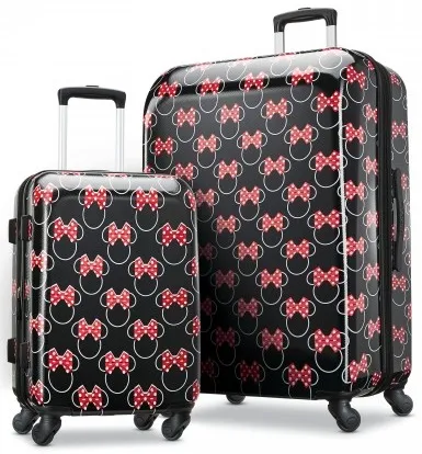 Disney Minnie Mouse Bows Hardside 2-Piece Luggage Set 