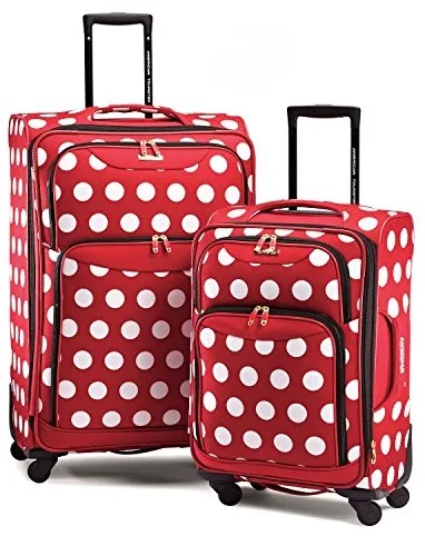 Disney Minnie Mouse Polka Dot Softside 2-Piece Luggage Set 