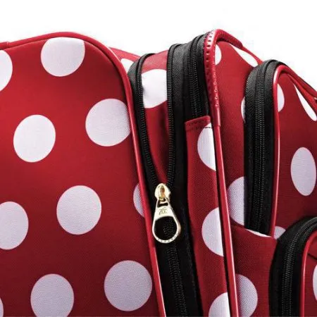 Disney Minnie Mouse Polka Dot Softside 2-Piece Luggage Set 