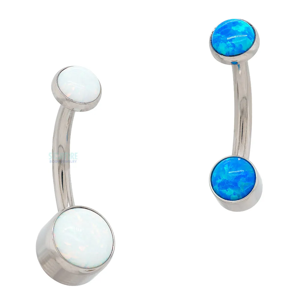 Double Bezel Opal Navel Curve