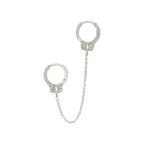 Double Piercing Handcuff Earring