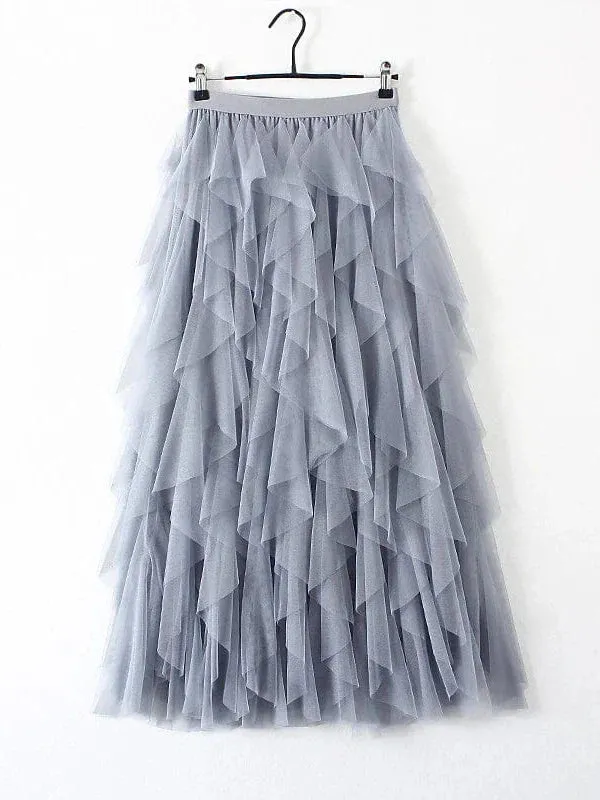 Elegant One-Size Women's Pleated Swing Skirts