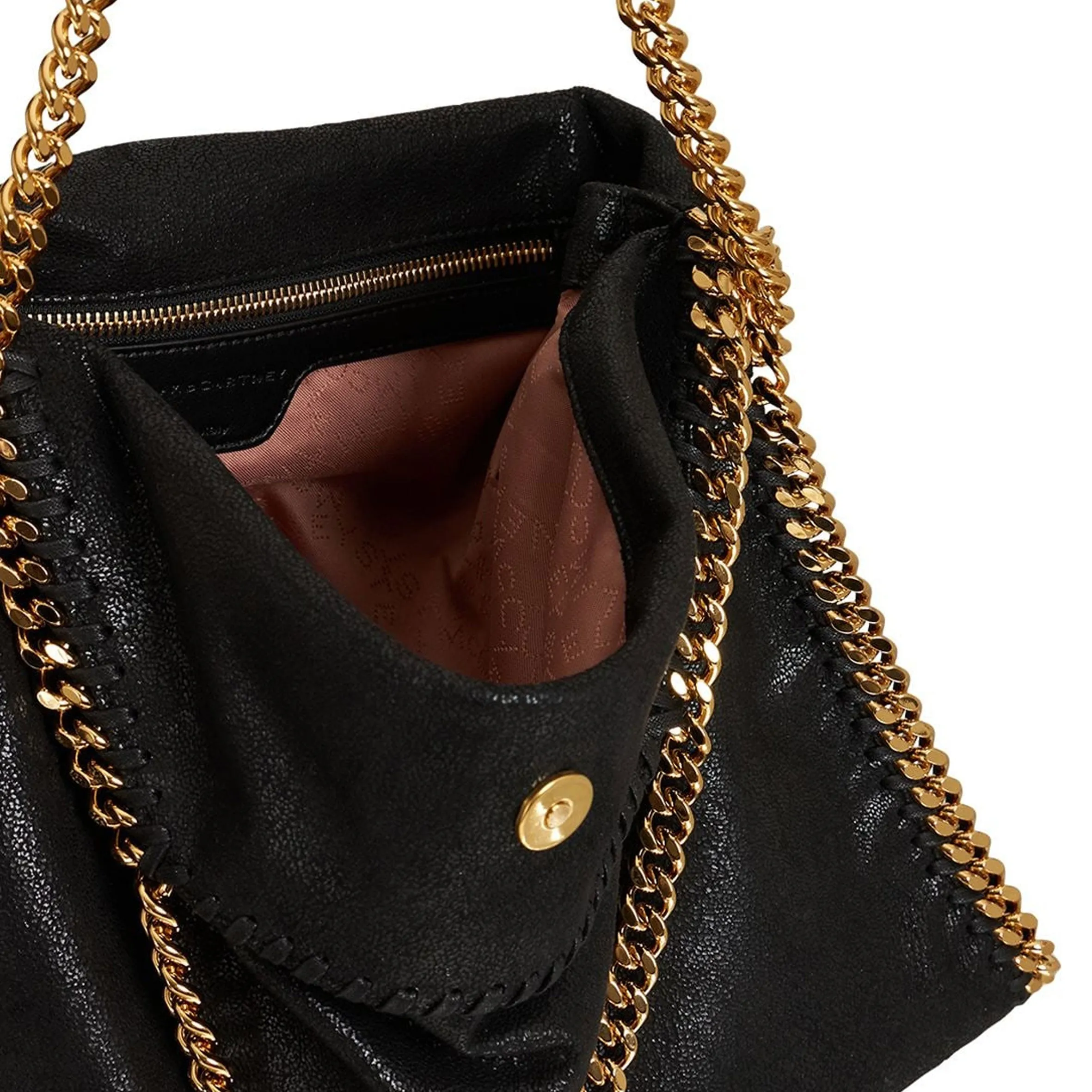 Falabella Tote Gold Chain, Black