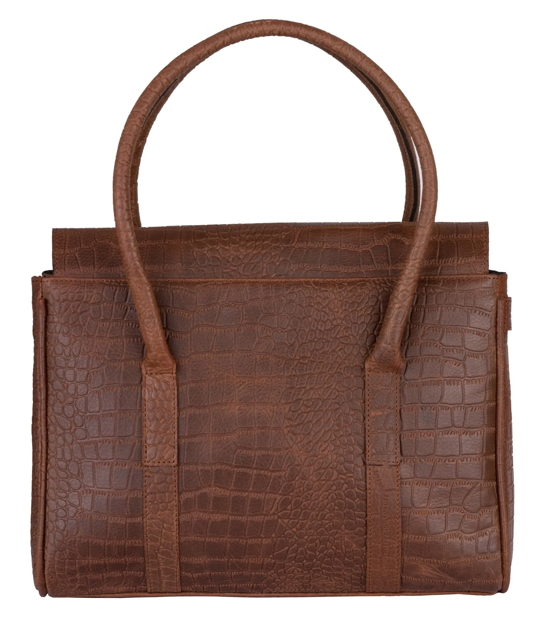 Falkirk Crocodile Embossed Womens Leather Handbags