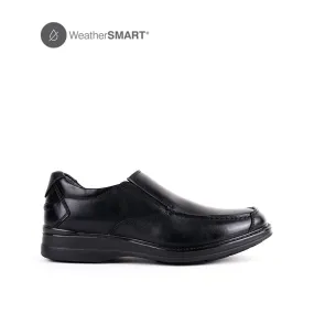 Fargo Slip On Ct Men's Shoes - Black Leather WP