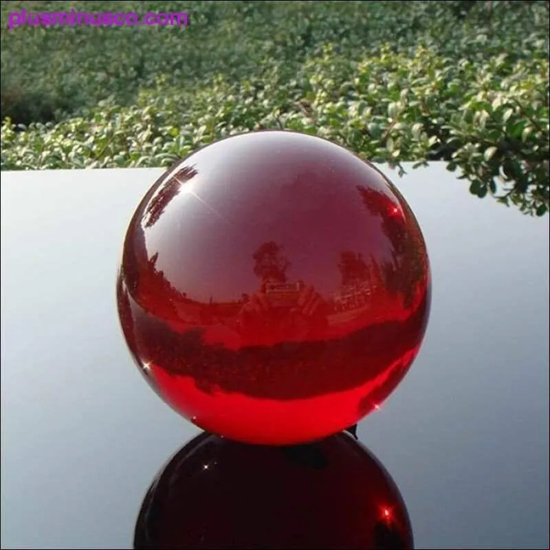 Feng Shui Glass Obsidian Crystal Ball - Magic Healing Balls, Meditation Crystal Balls