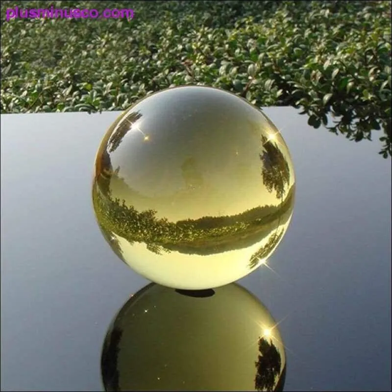 Feng Shui Glass Obsidian Crystal Ball - Magic Healing Balls, Meditation Crystal Balls