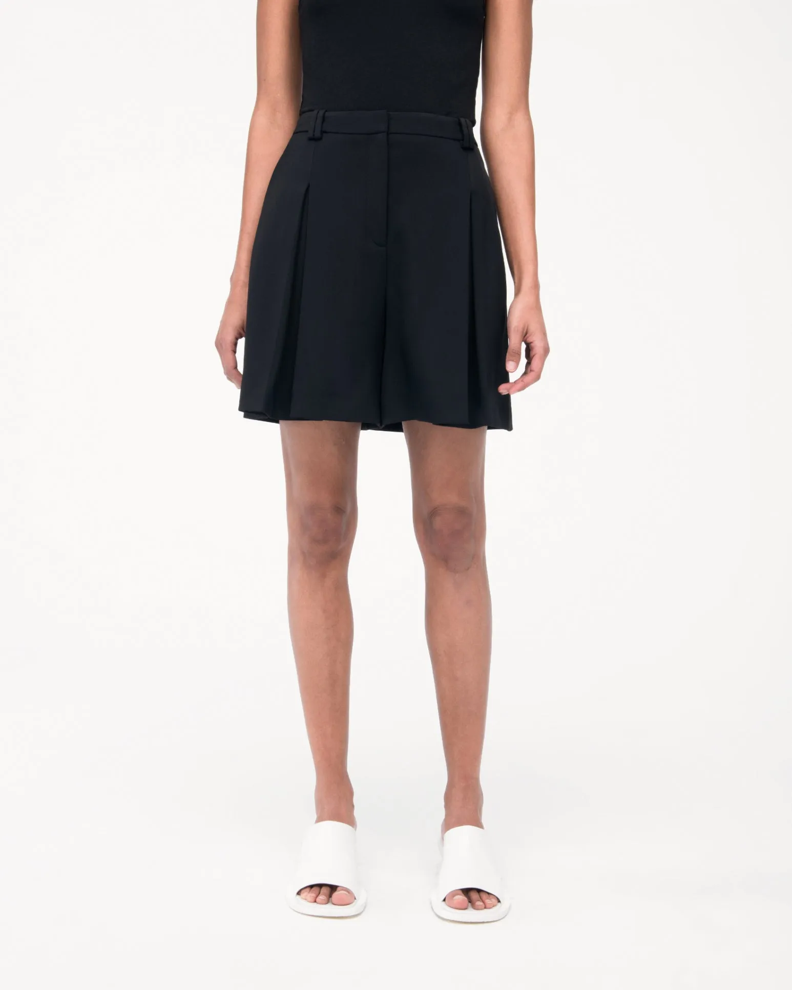 Fluid Pleated Short