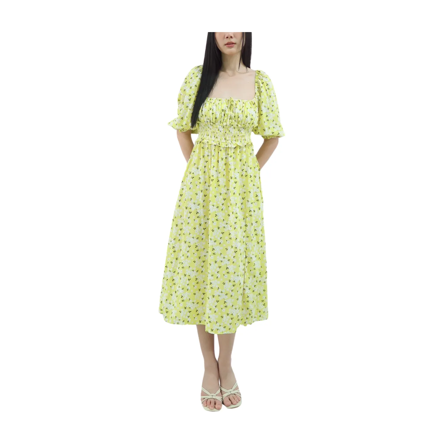 For Love & Lemon Chrysanthemum Midi Dress